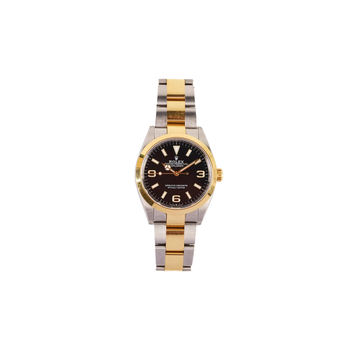 Rolex Explorer 36mm Oystersteel Two Toned Black Dial 2023 - photo 1