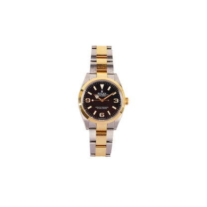 Rolex Explorer 36mm Oystersteel Two Toned Black Dial 2023 - photo 1
