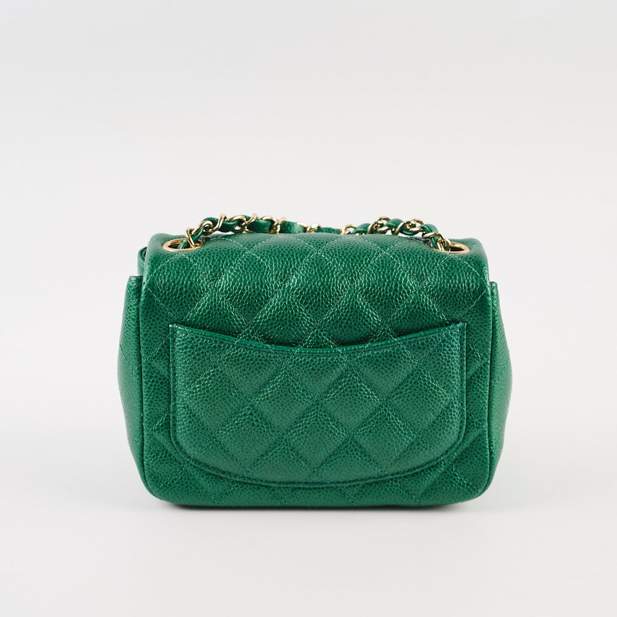 Chanel Mini Square Caviar 18S Iridescent Green - photo 2