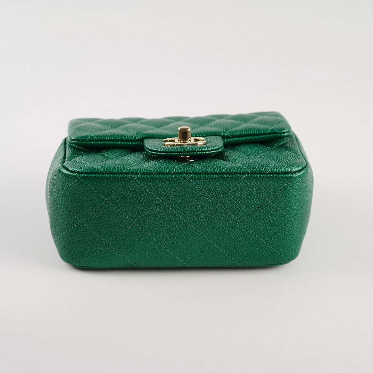 Chanel Mini Square Caviar 18S Iridescent Green - photo 4