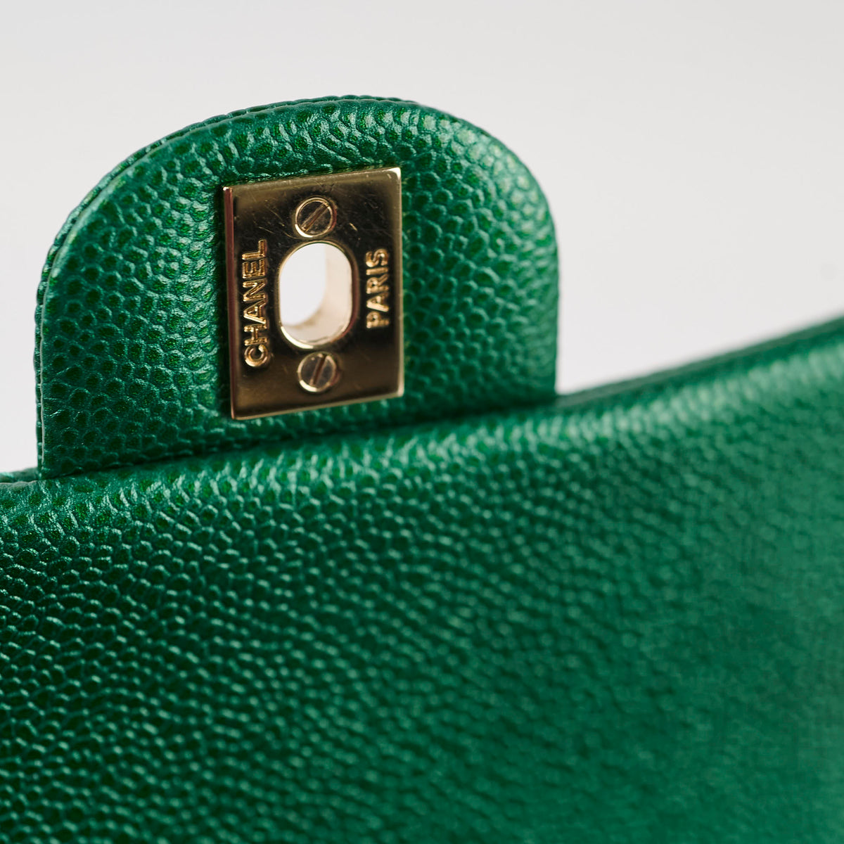 Chanel Mini Square Caviar 18S Iridescent Green - photo 5