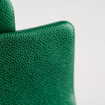 Chanel Mini Square Caviar 18S Iridescent Green - photo 6