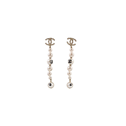 Chanel Pearl/Crystal Long Earring - photo 1