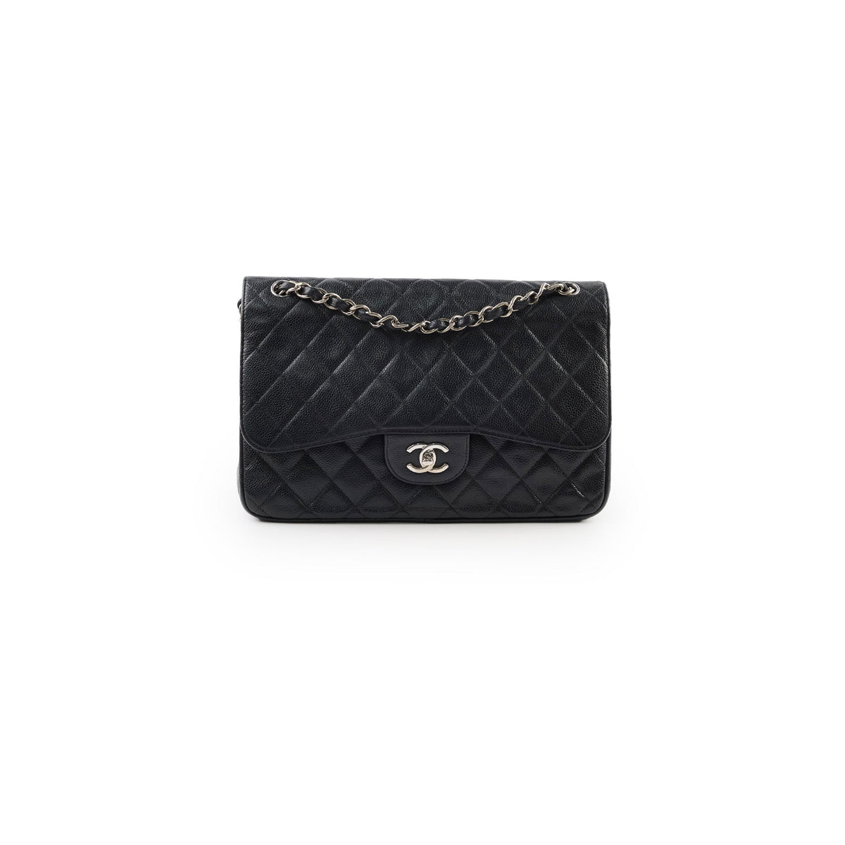 Chanel Caviar Jumbo Classic Flap Black - photo 1