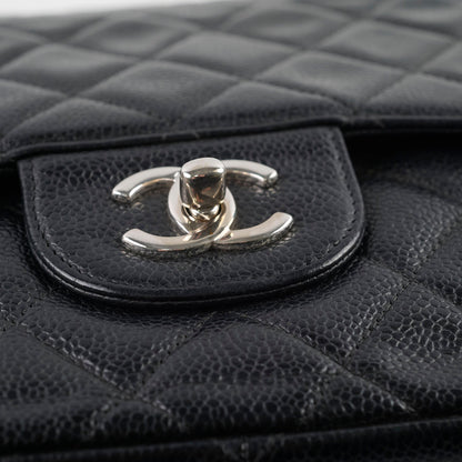 Chanel Caviar Jumbo Classic Flap Black - photo 18
