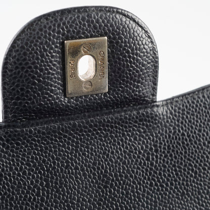 Chanel Caviar Jumbo Classic Flap Black - photo 15