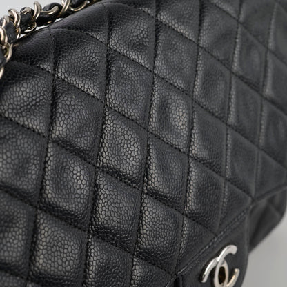 Chanel Caviar Jumbo Classic Flap Black - photo 5