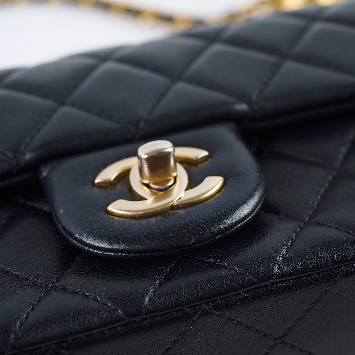 Chanel Rectangle Mini Gold Ball Black Lambskin GHW - photo 12
