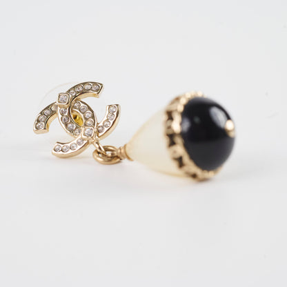 Chanel CC Logo Pearl Earrings - photo 2