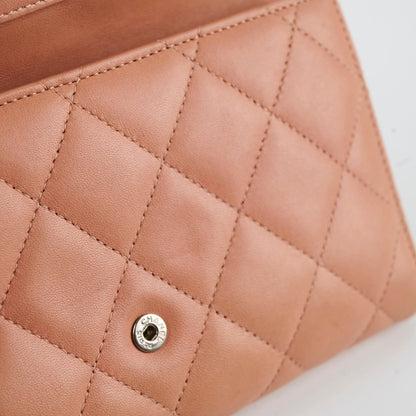 Chanel Lambskin Long Wallet Peach - photo 12