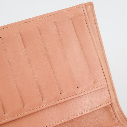 Chanel Lambskin Long Wallet Peach - photo 7