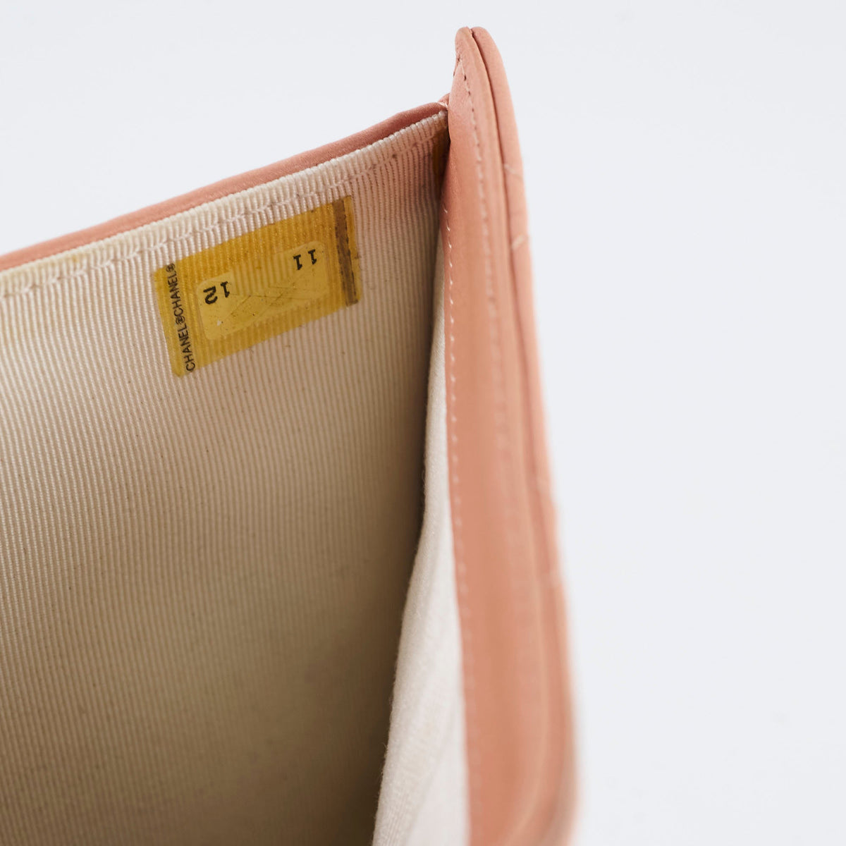 Chanel Lambskin Long Wallet Peach - photo 11