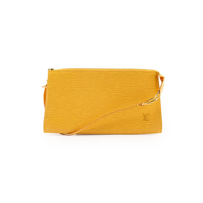 Louis Vuitton Pochette Accessories Yellow Epi - photo 1