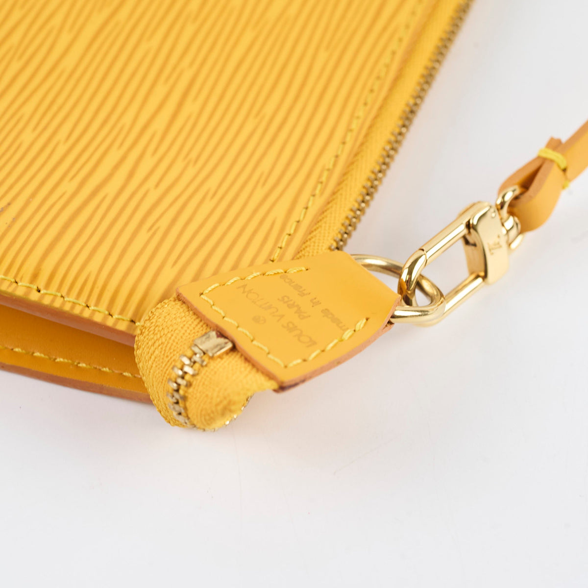 Louis Vuitton Pochette Accessories Yellow Epi - photo 8