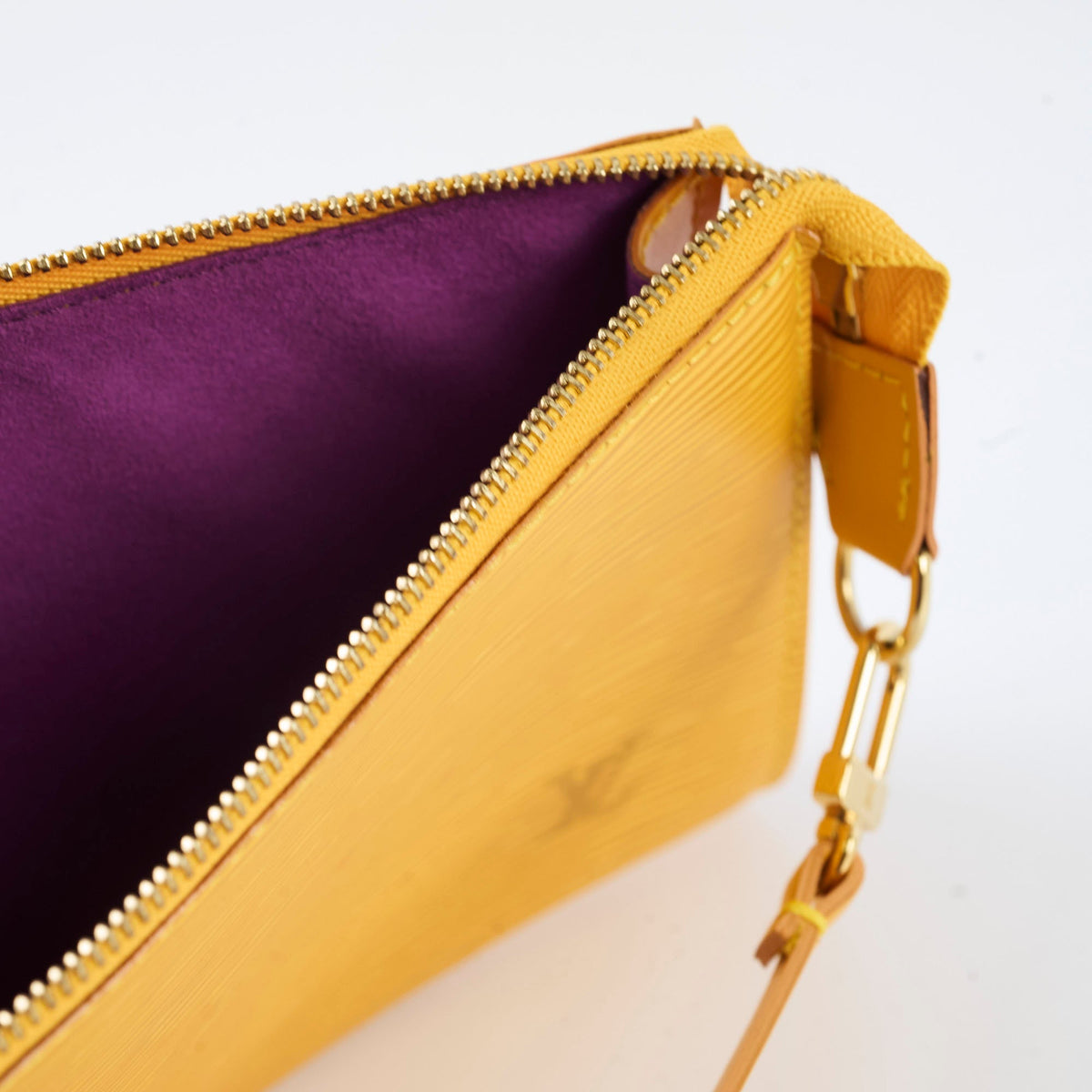 Louis Vuitton Pochette Accessories Yellow Epi - photo 11