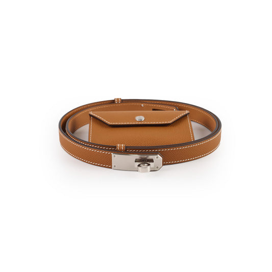 Hermes Kelly 18 Pocket Belt Epsom Gold - Stamp W - photo 1