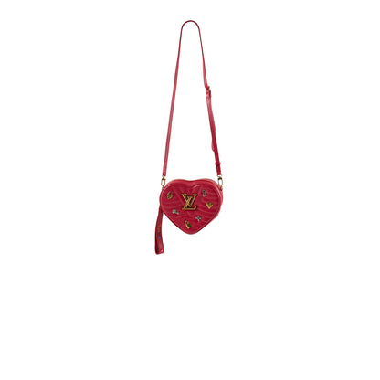 Louis Vuitton New Wave Heart Crossbody Red - photo 1