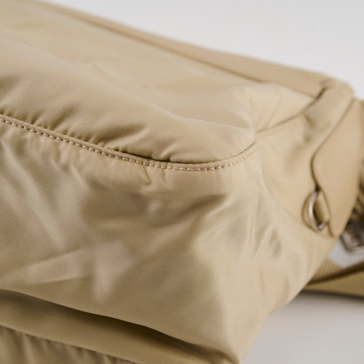 Prada Nylon Messenger Bag Light Beige - photo 10