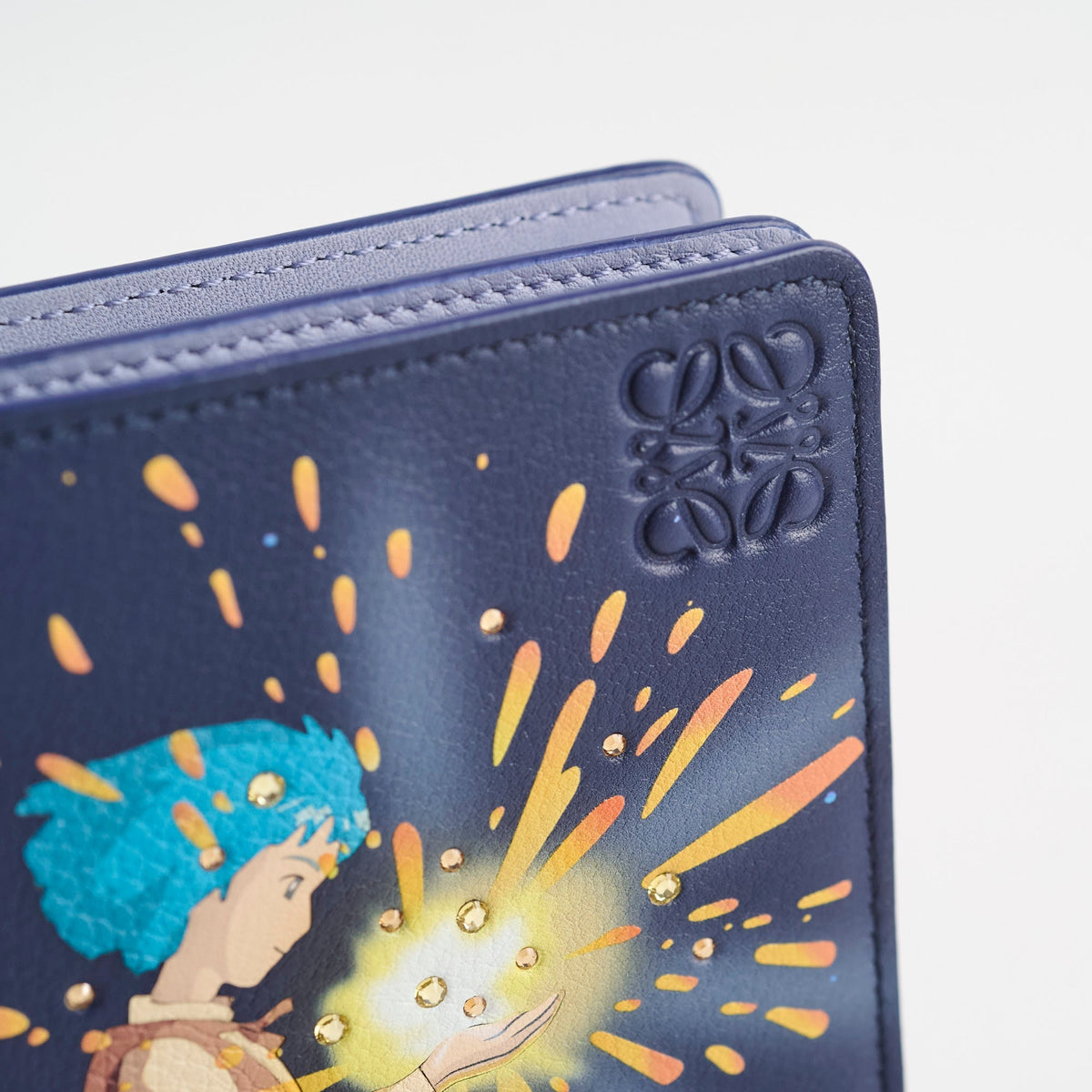 Loewe Howl's Moving Castle Magical Sky Wallet Navy - photo 5