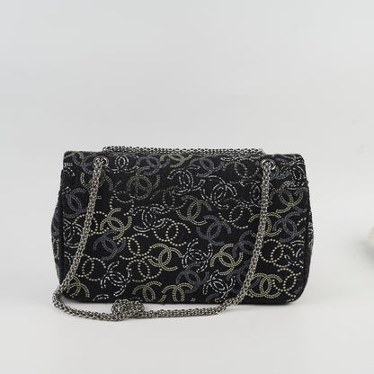 Chanel Medium/large Classic Flap CC Crystal Tweed Black - photo 2