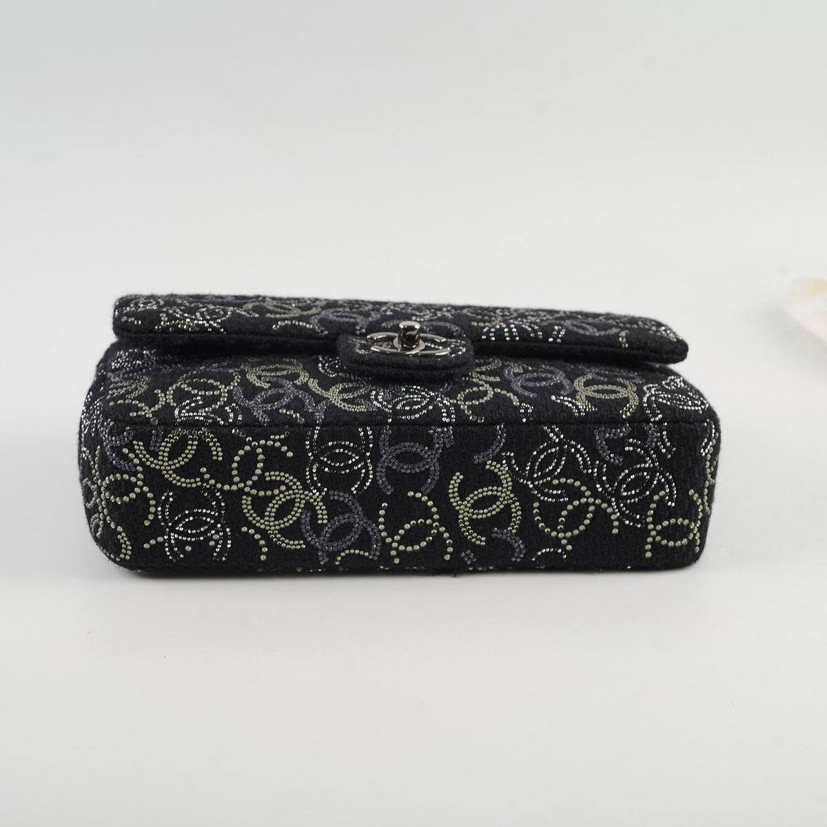 Chanel Medium/large Classic Flap CC Crystal Tweed Black - photo 4