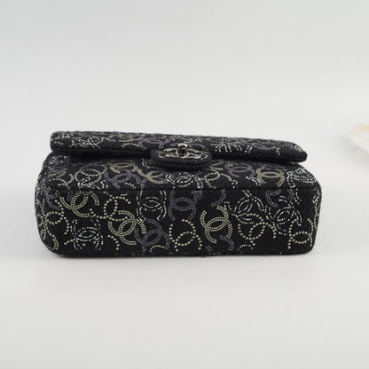Chanel Medium/large Classic Flap CC Crystal Tweed Black - photo 4