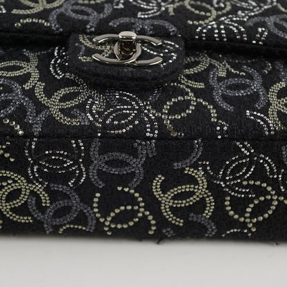 Chanel Medium/large Classic Flap CC Crystal Tweed Black - photo 16