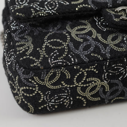 Chanel Medium/large Classic Flap CC Crystal Tweed Black - photo 15