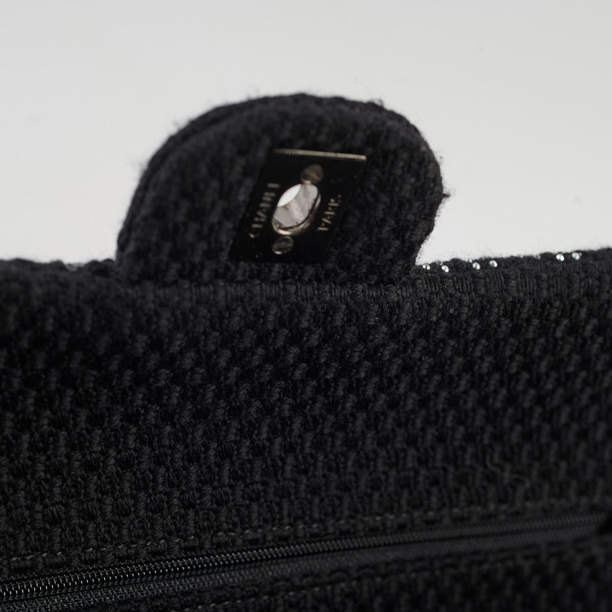 Chanel Medium/large Classic Flap CC Crystal Tweed Black - photo 8