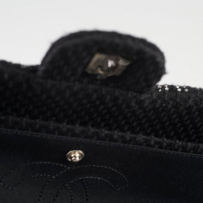 Chanel Medium/large Classic Flap CC Crystal Tweed Black - photo 11