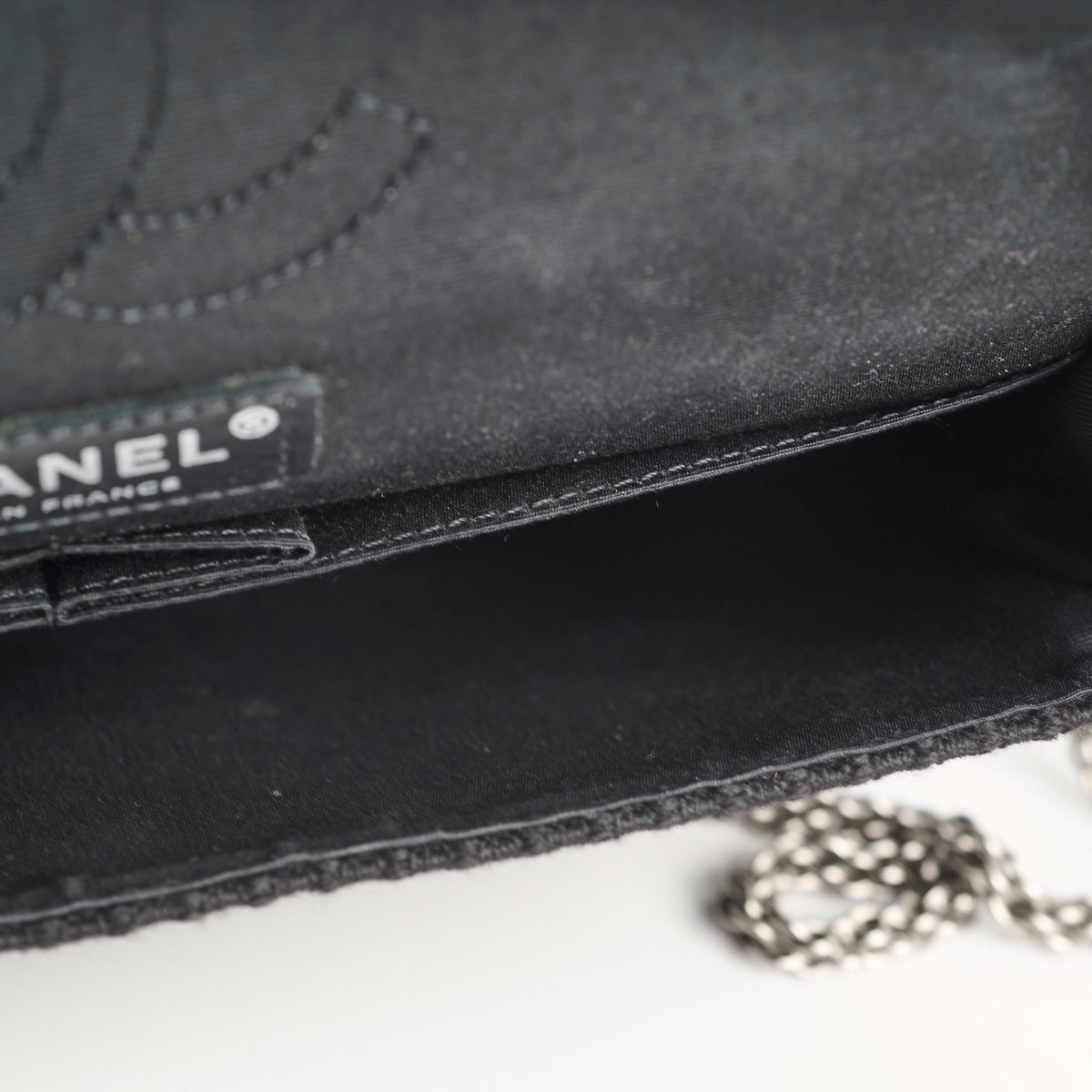 Chanel Medium/large Classic Flap CC Crystal Tweed Black - photo 14