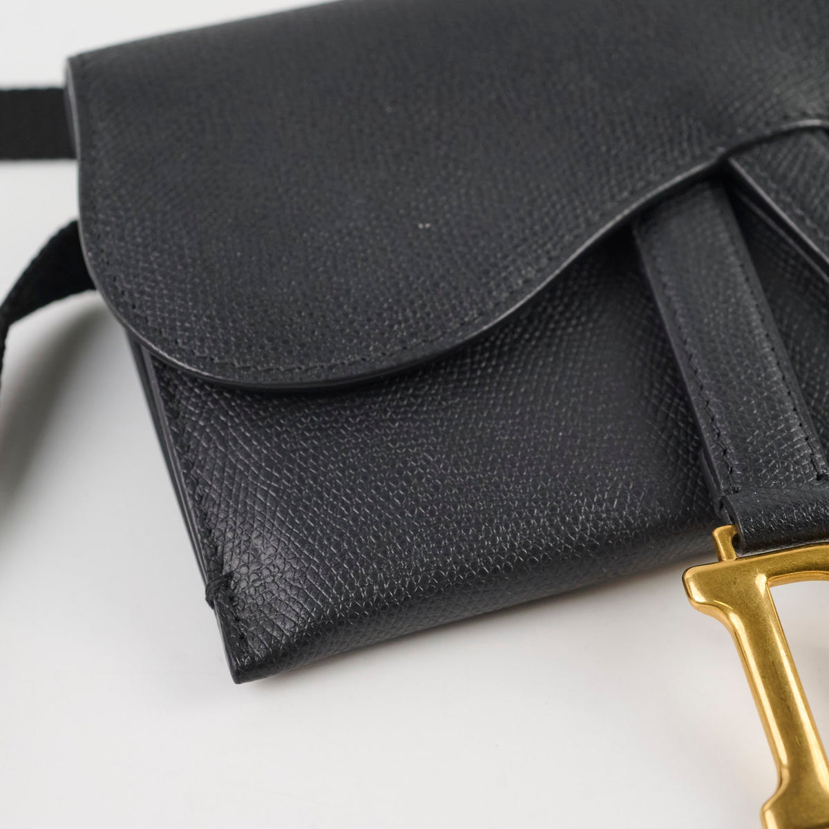 Christian Dior Saddle Belt Bag Black - photo 5