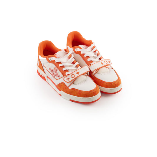 Louis Vuitton x Virgil Abloh Men's Low Trainers Orange - Size 10 - photo 1