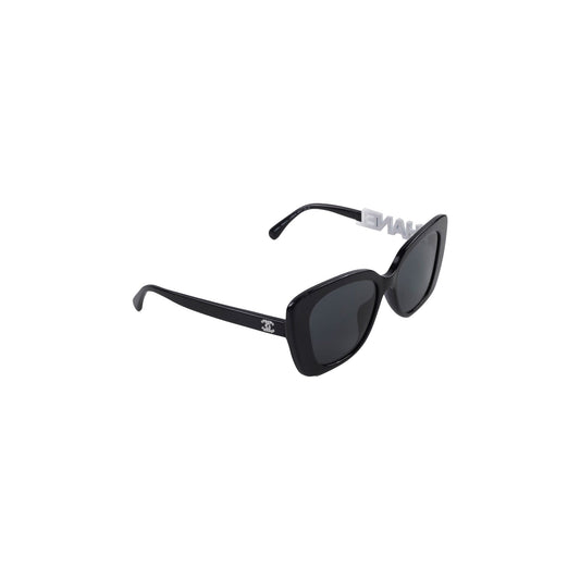 Chanel Square Sunglasses Black - photo 1