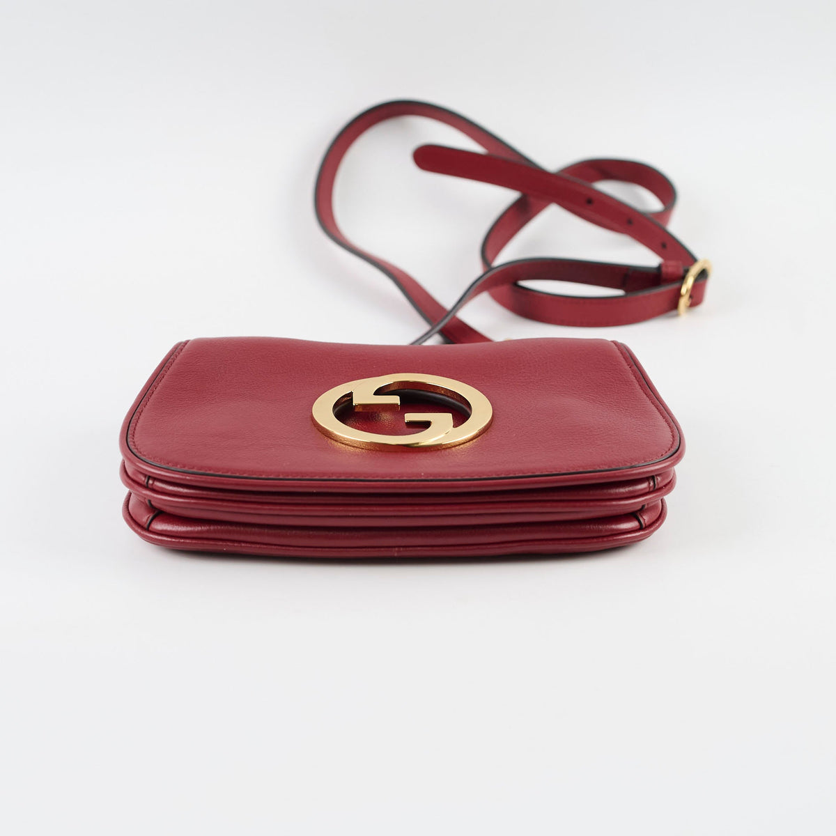 Gucci Blondie Mini Shoulder Bag Dark Red - photo 4
