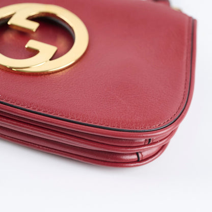 Gucci Blondie Mini Shoulder Bag Dark Red - photo 5