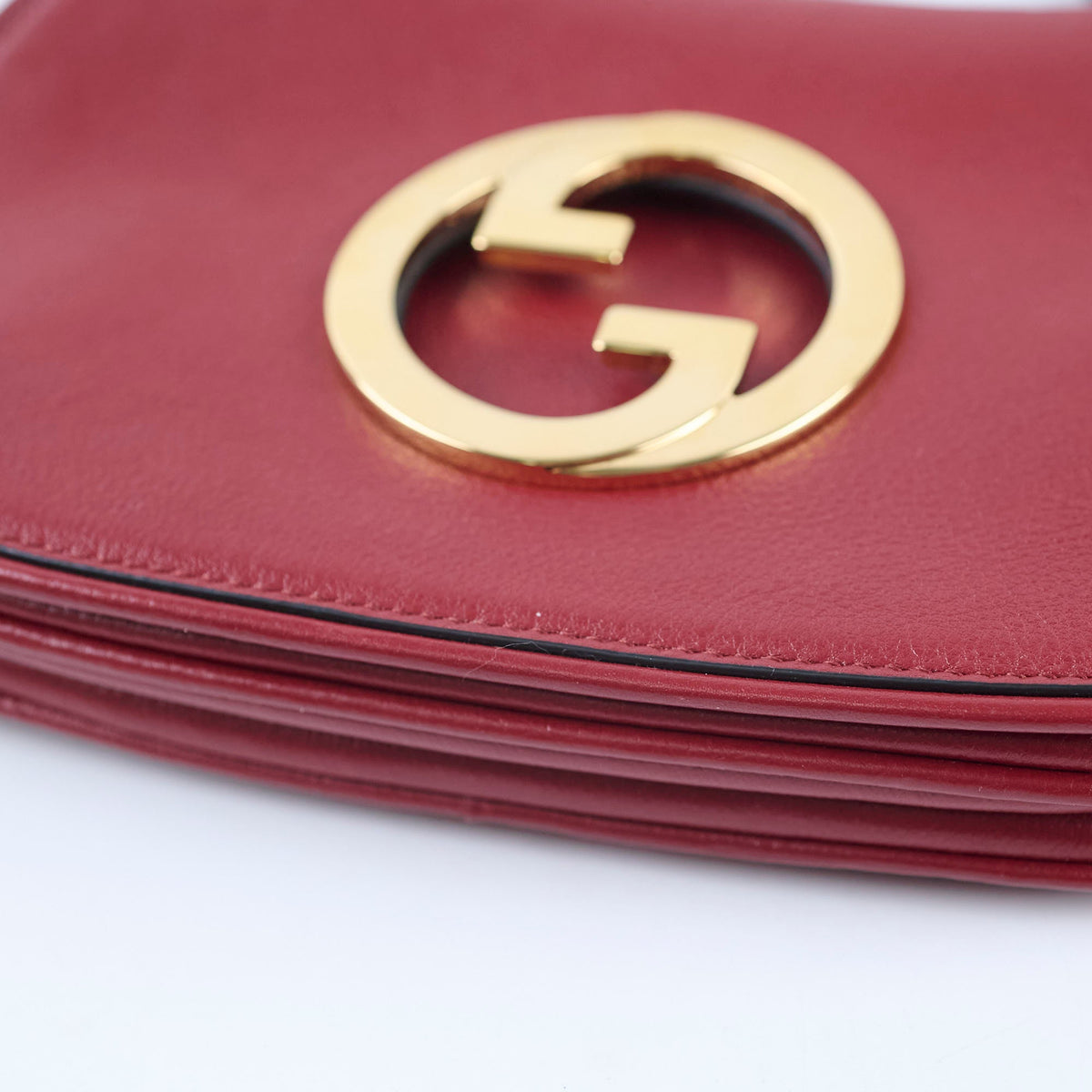 Gucci Blondie Mini Shoulder Bag Dark Red - photo 6