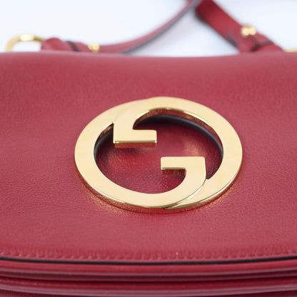 Gucci Blondie Mini Shoulder Bag Dark Red - photo 7