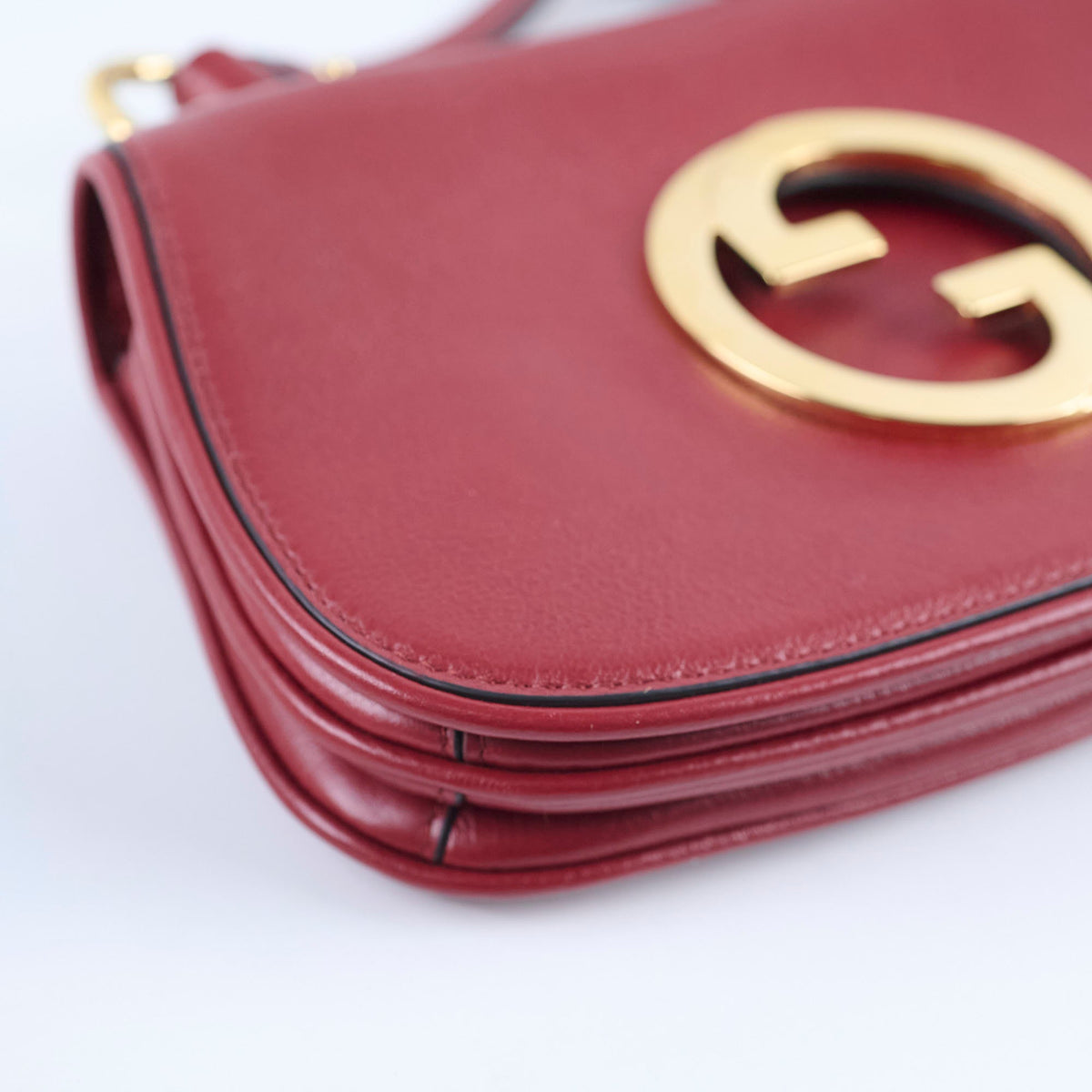 Gucci Blondie Mini Shoulder Bag Dark Red - photo 8