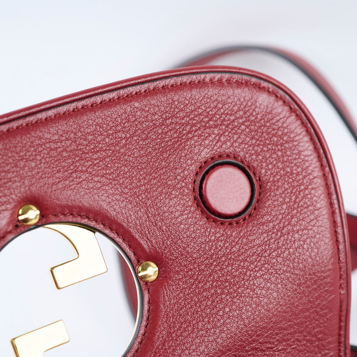 Gucci Blondie Mini Shoulder Bag Dark Red - photo 9