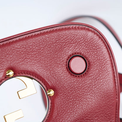 Gucci Blondie Mini Shoulder Bag Dark Red - photo 9