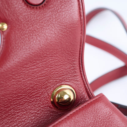 Gucci Blondie Mini Shoulder Bag Dark Red - photo 12