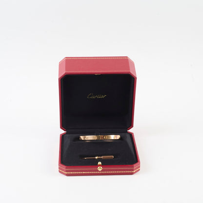 Cartier Love Bracelet Classic Model Size 18 Pink Gold - photo 2