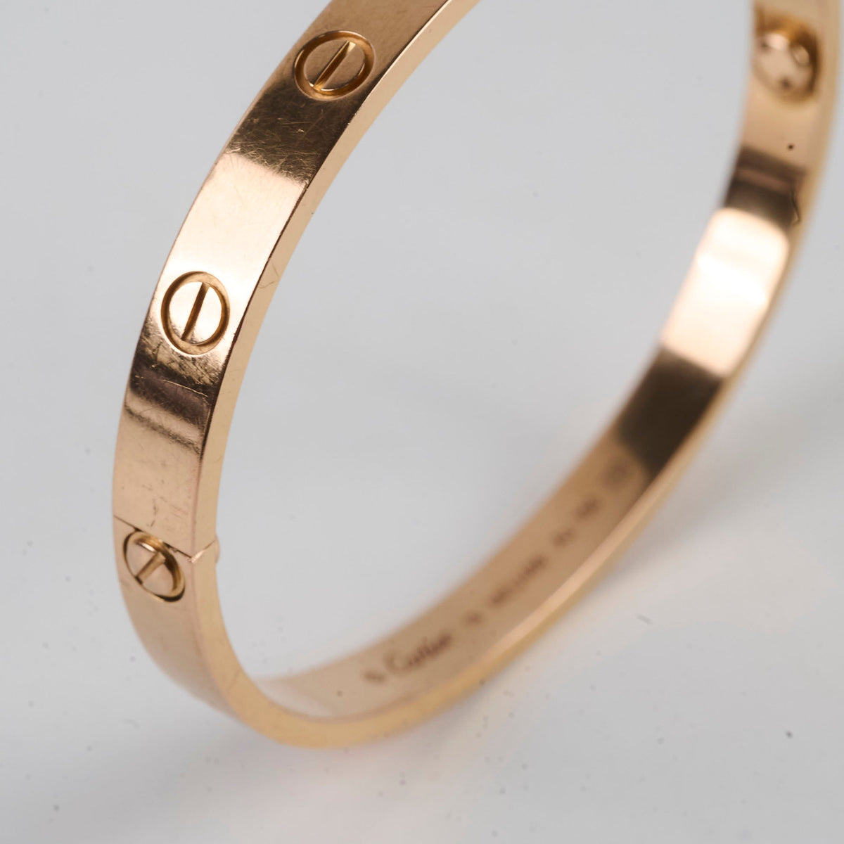 Cartier Love Bracelet Classic Model Size 18 Pink Gold - photo 5