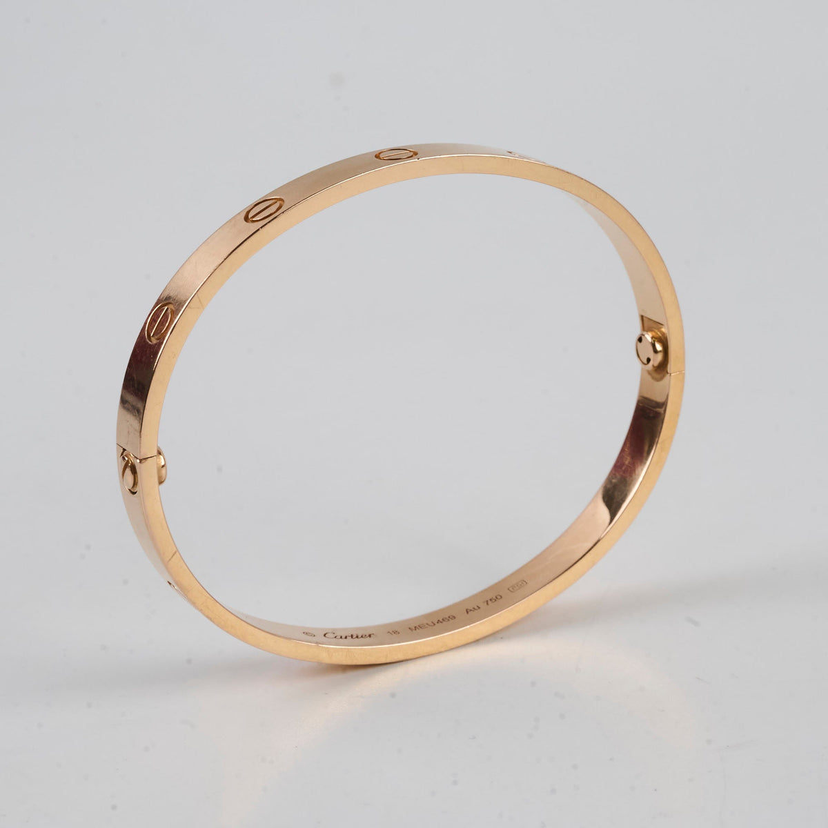 Cartier Love Bracelet Classic Model Size 18 Pink Gold - photo 3