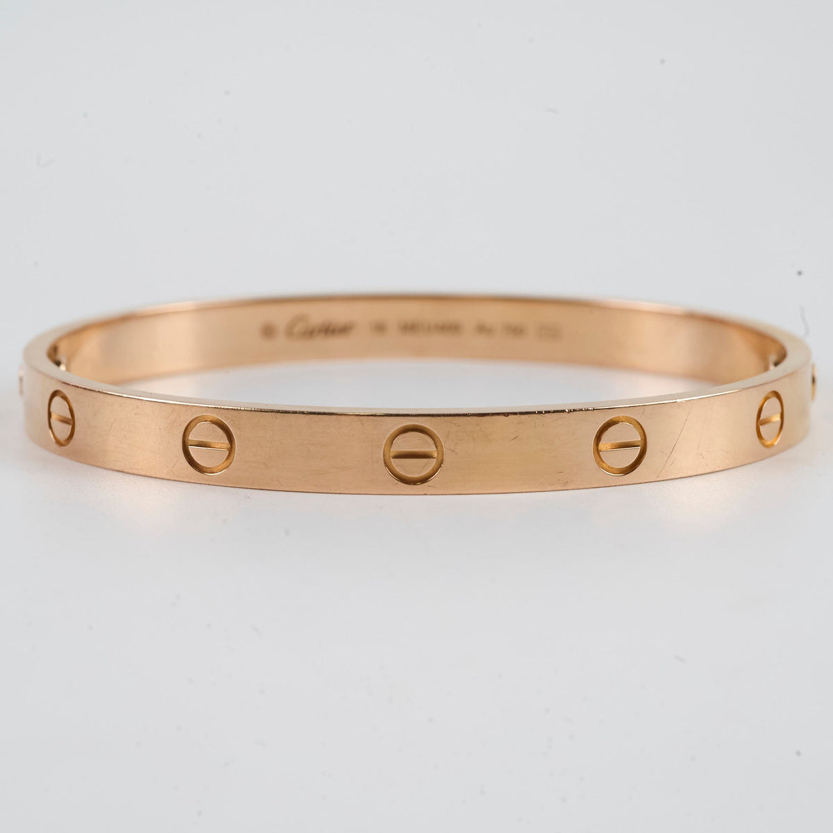 Cartier Love Bracelet Classic Model Size 18 Pink Gold - photo 4