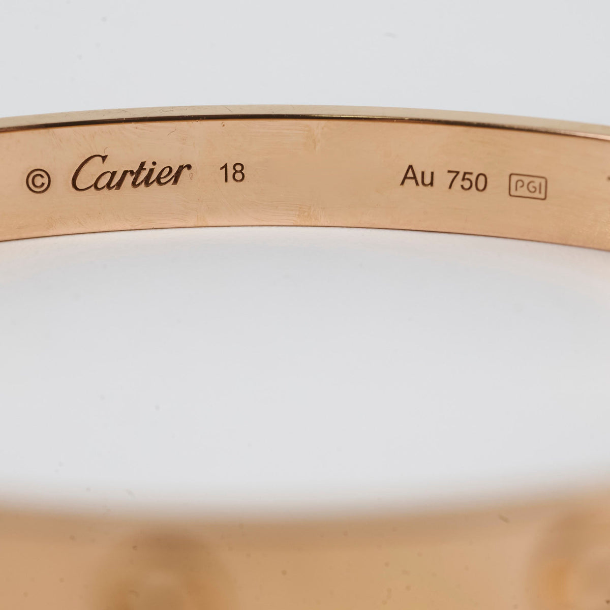 Cartier Love Bracelet Classic Model Size 18 Pink Gold - photo 6