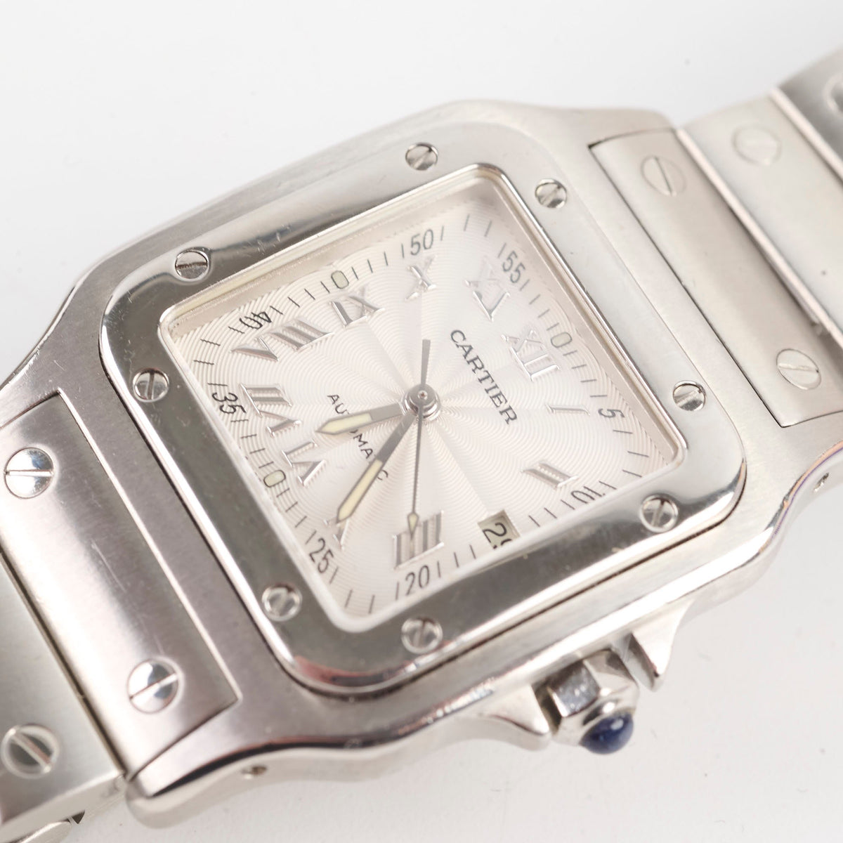 Cartier Large Model Santos De Watch Automatic Movement - photo 8