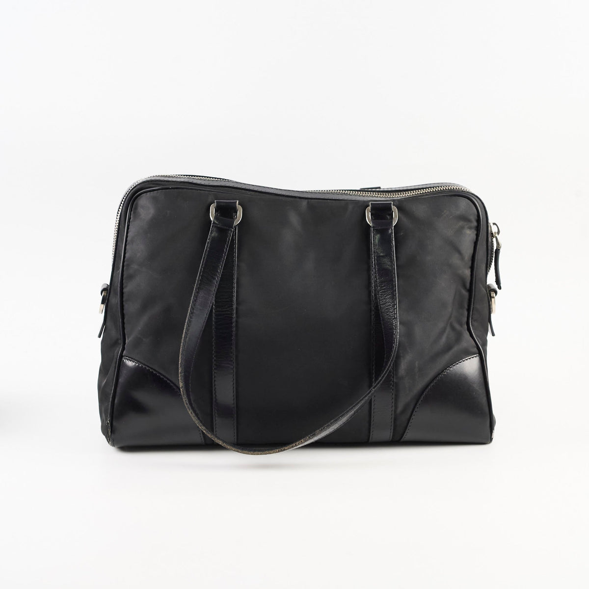 Prada Nylon Briefcase Black - photo 3
