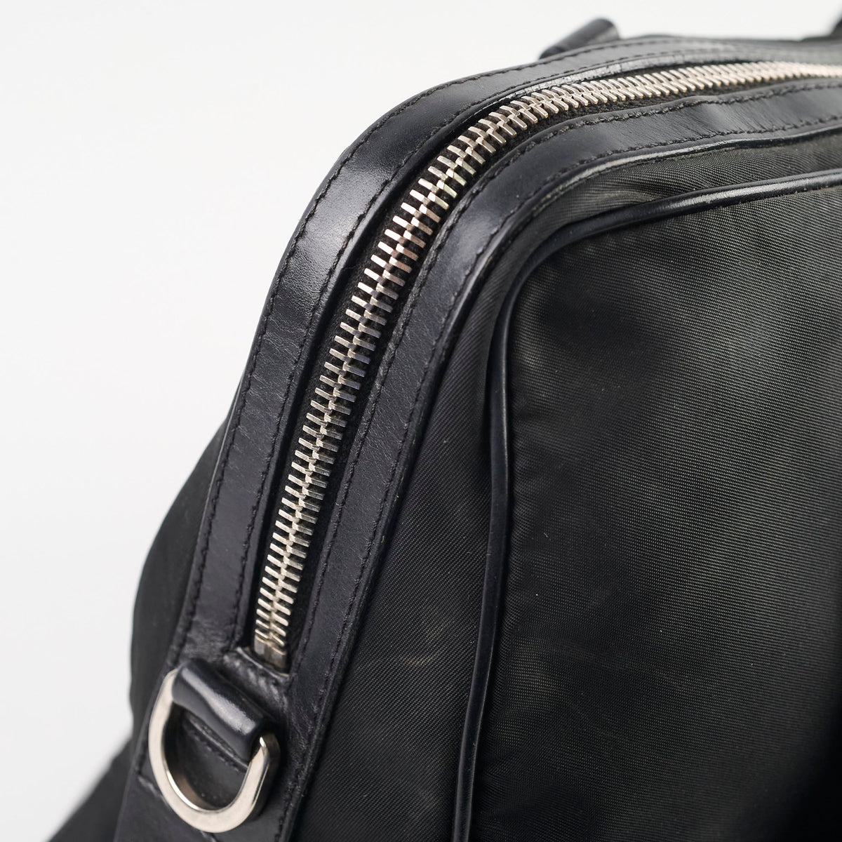 Prada Nylon Briefcase Black - photo 5
